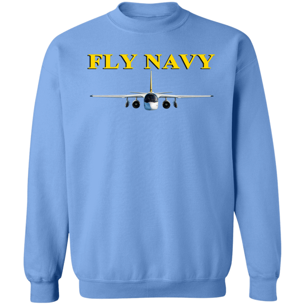 Fly Navy S-3 4 Crewneck Pullover Sweatshirt