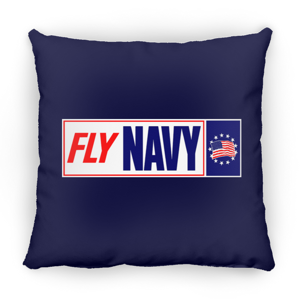 Fly Navy 1 Pillow - Square - 16x16
