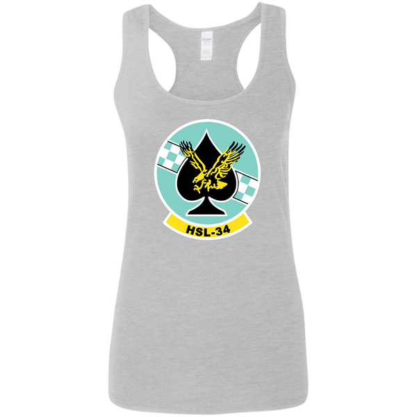 HSL 34 3 Ladies' Softstyle Racerback Tank