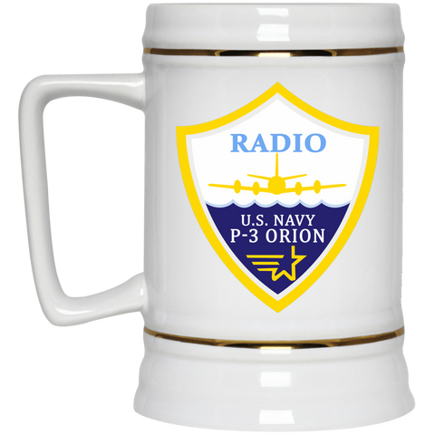 P-3 Orion 3 Radio Beer Stein - 22oz