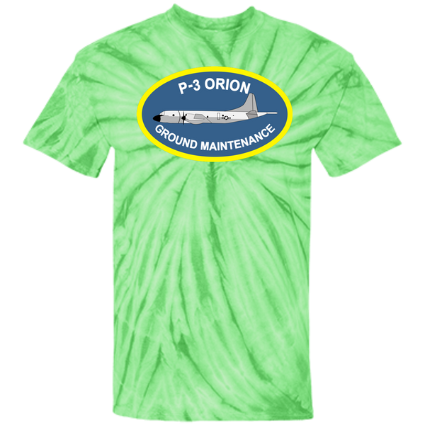 P-3 Orion 4 Ground Maint Cotton Tie Dye T-Shirt