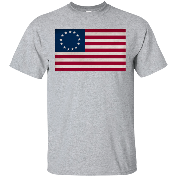 Betsy Ross Flag Custom Ultra Cotton T-Shirt