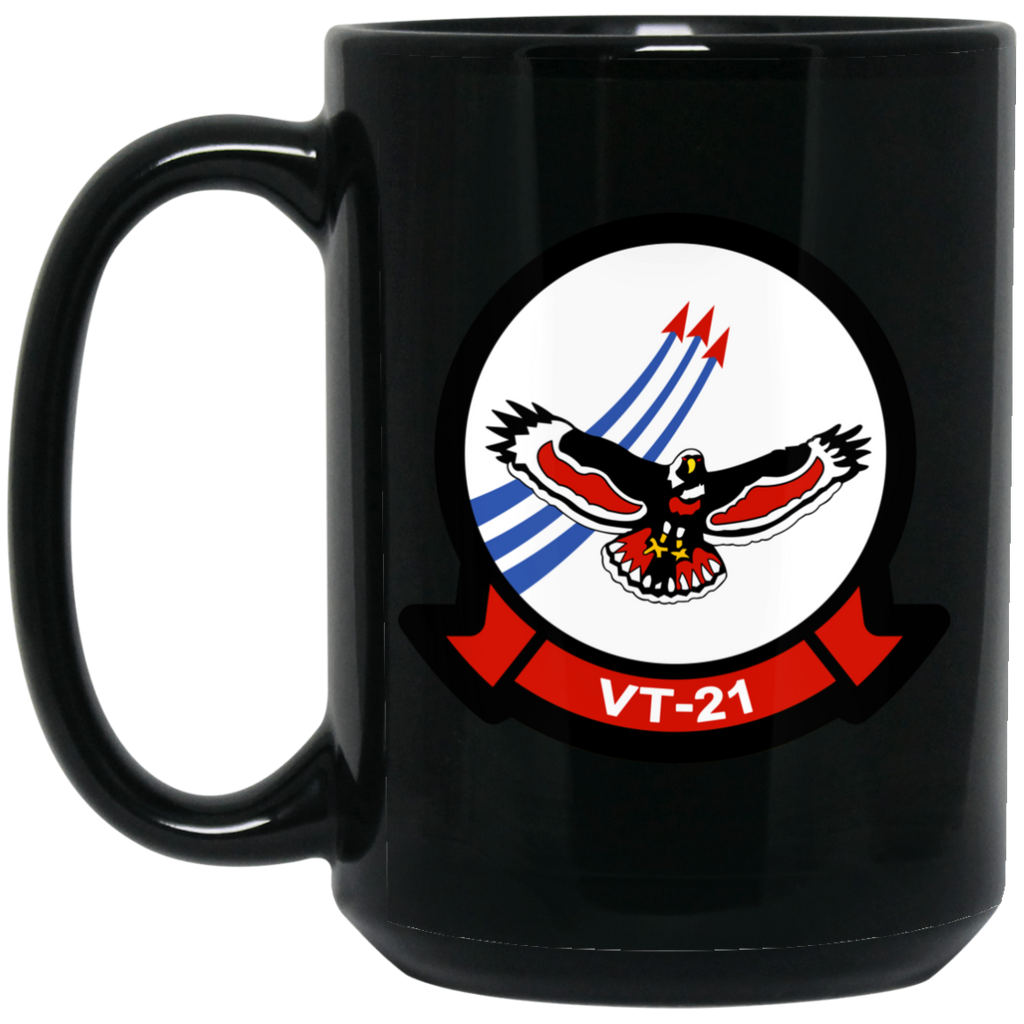 VT 21 5 Black Mug - 15oz