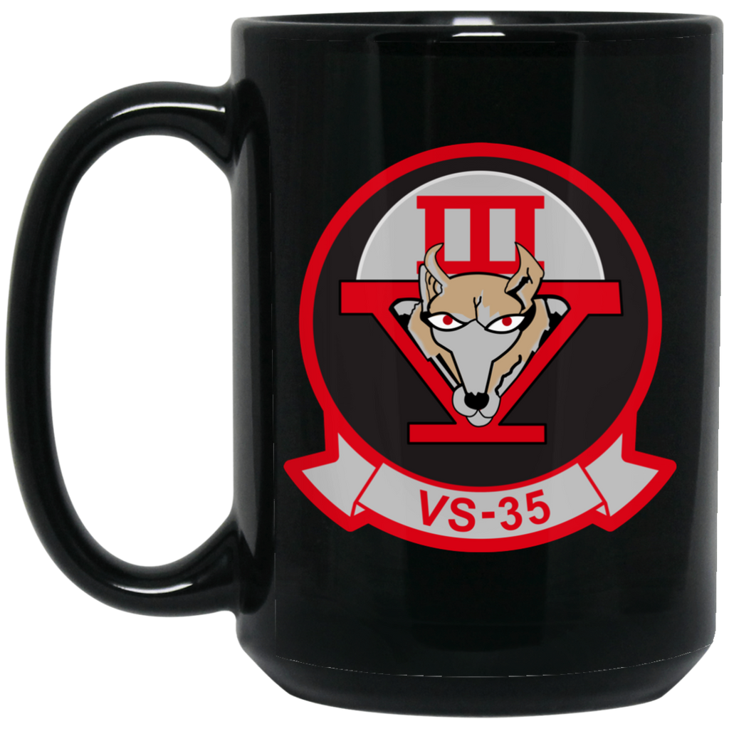 VS 35 3 Black Mug - 15oz