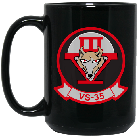 VS 35 3 Black Mug - 15oz