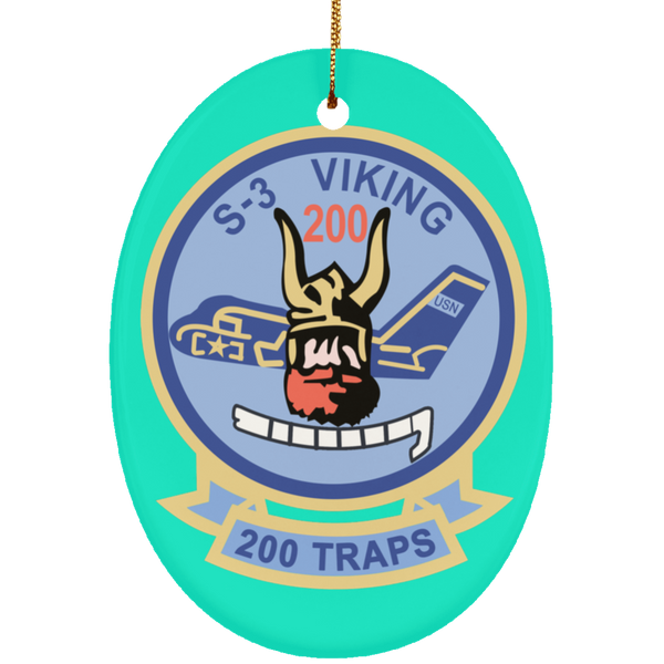 S-3 Viking 4 Ornament - Oval