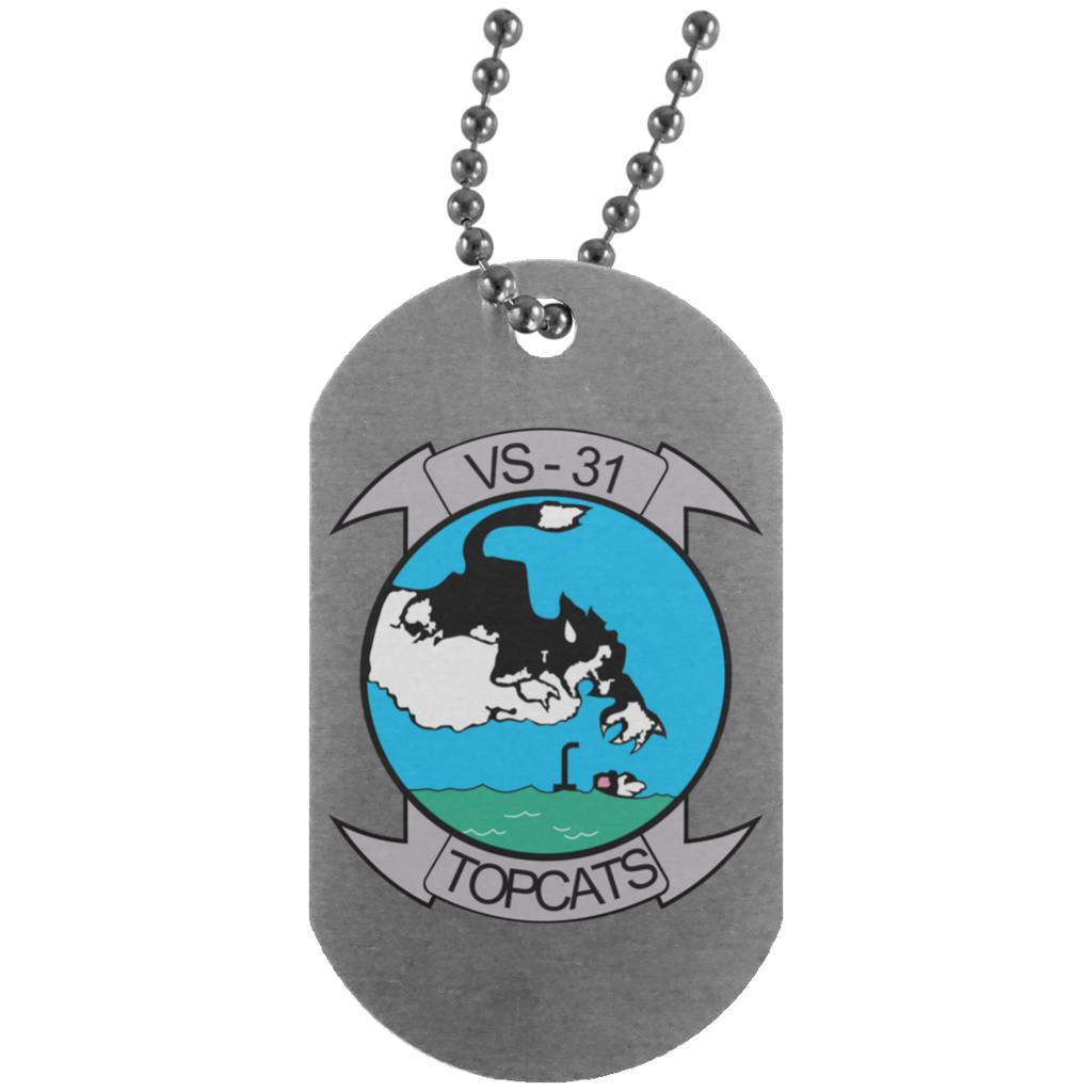 VS 31 1 Dog Tag - Silver