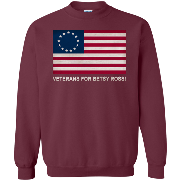 Betsy Ross Vets 2 Crewneck Pullover Sweatshirt