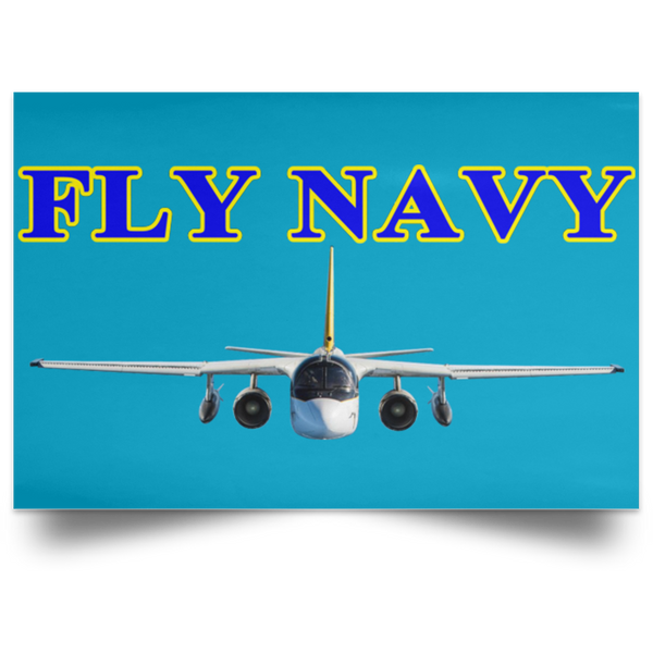 Fly Navy S-3 2 Poster – Landscape