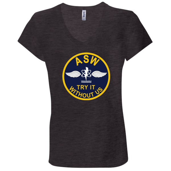 ASW 02 Ladies' Jersey V-Neck T-Shirt