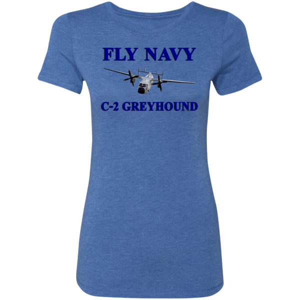 Fly Navy C-2 1 Ladies' Triblend T-Shirt