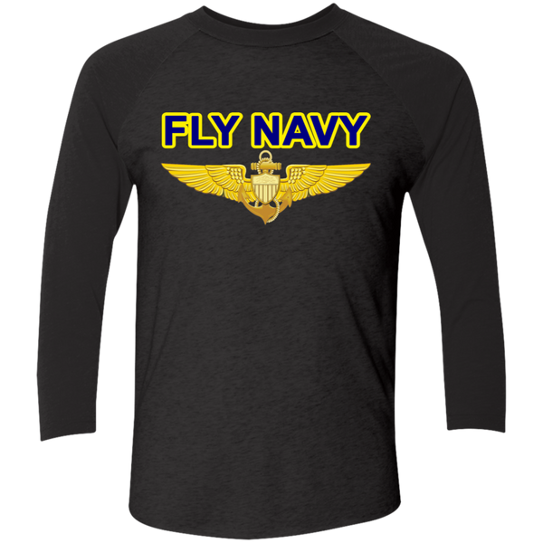 P-3C 2 Fly Aviator Baseball Raglan T-Shirt