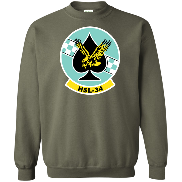 HSL 34 3 Crewneck Pullover Sweatshirt