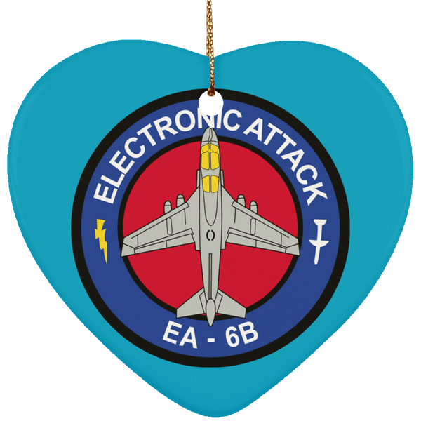 EA-6B 2 Ornament - Heart