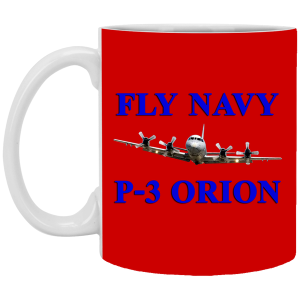 Fly Navy P-3 1 Mug - 11oz