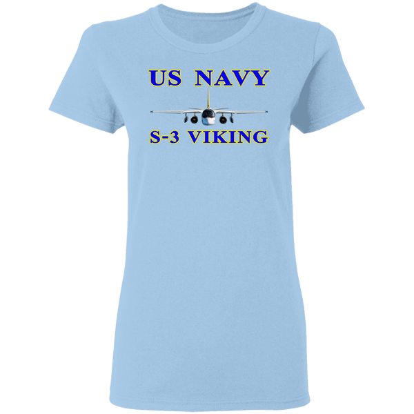 US Navy S-3 1 Ladies' Cotton T-Shirt