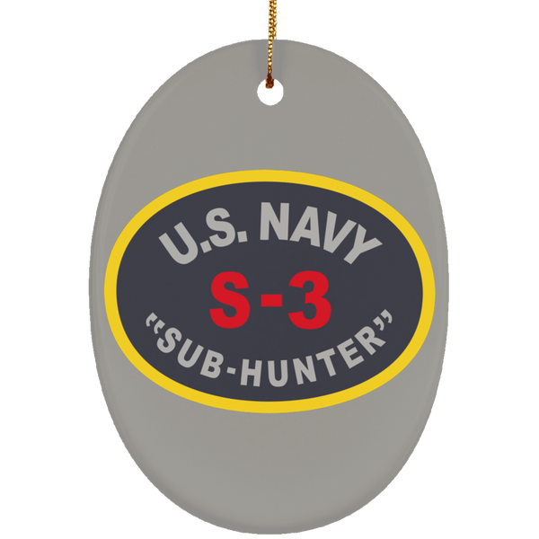 S-3 Sub Hunter Ornament - Oval