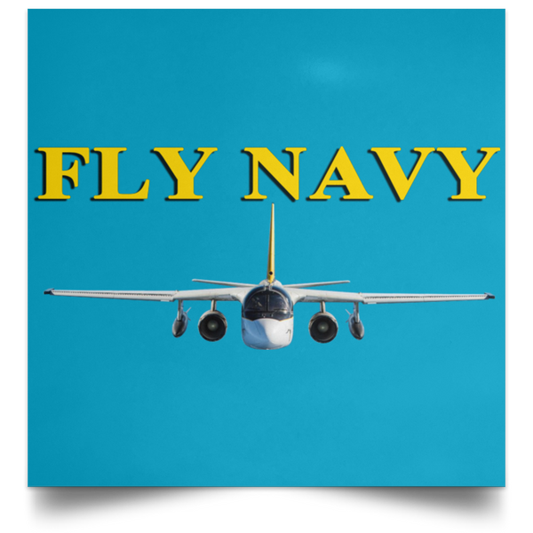 Fly Navy S-3 4 Poster - Square