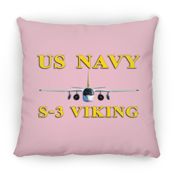 US Navy S-3 3 Pillow - Square - 16x16