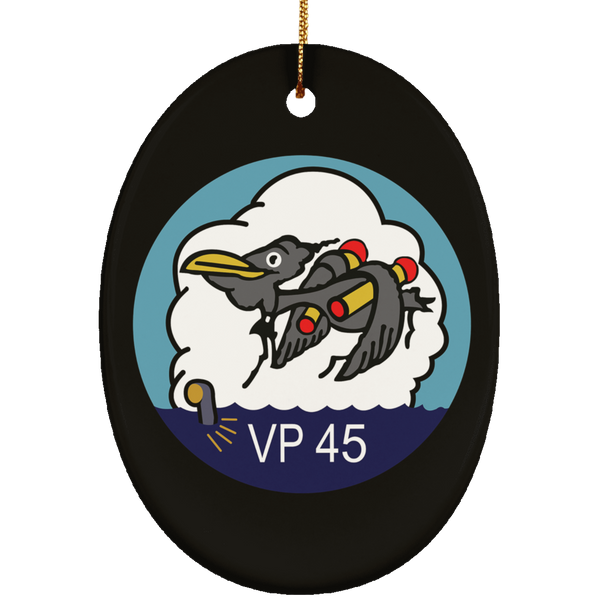 VP 45 1 Ornament Ceramic - Oval