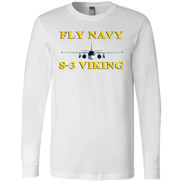 Fly Navy S-3 3 LS Jersey T-Shirt