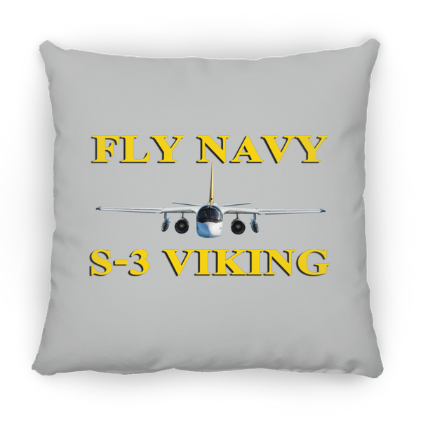 Fly Navy S-3 3 Pillow - Square - 14x14