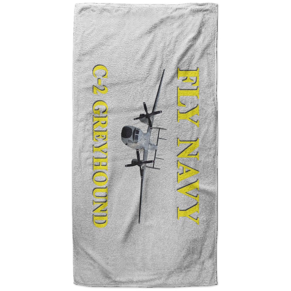 Fly Navy C-2 3 Beach Towel - 37x74