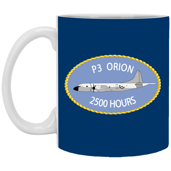 P-3 Orion 9 2500 White Mug - 11oz