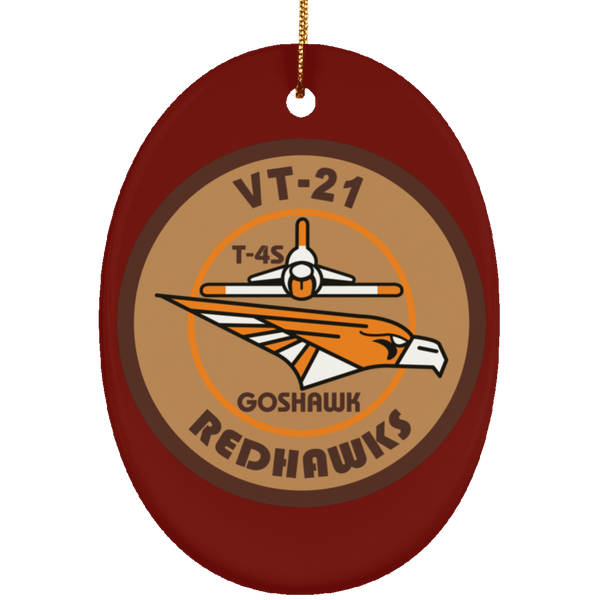 VT 21 9 Ornament Ceramic - Oval