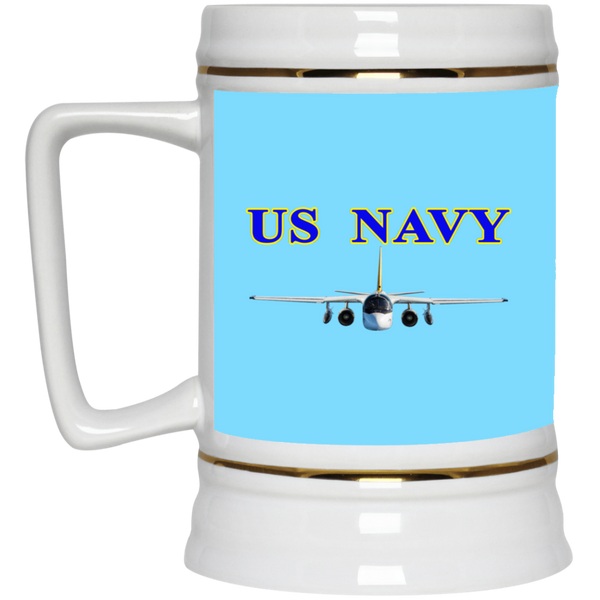 US Navy S-3 2 Beer Stein - 22oz