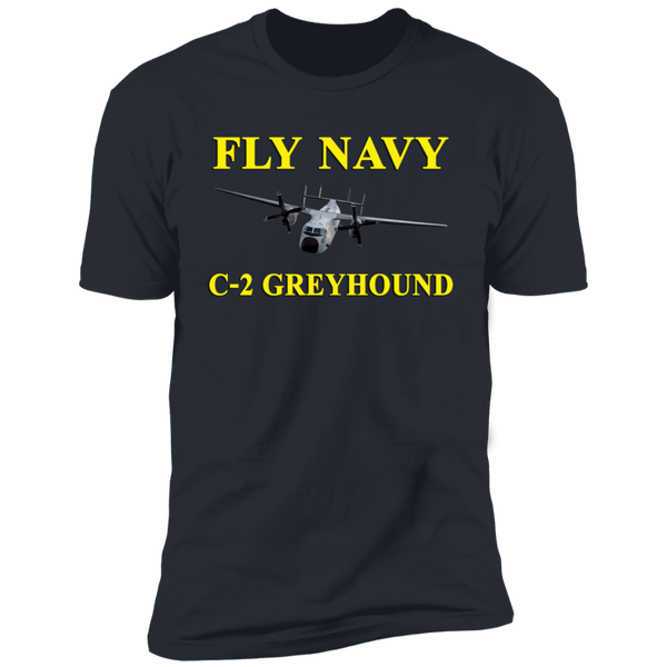 Fly Navy C-2 3 Premium Short Sleeve T-Shirt