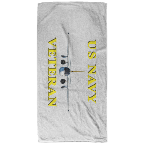 Navy Vet 3 Bath Towel - 32x64