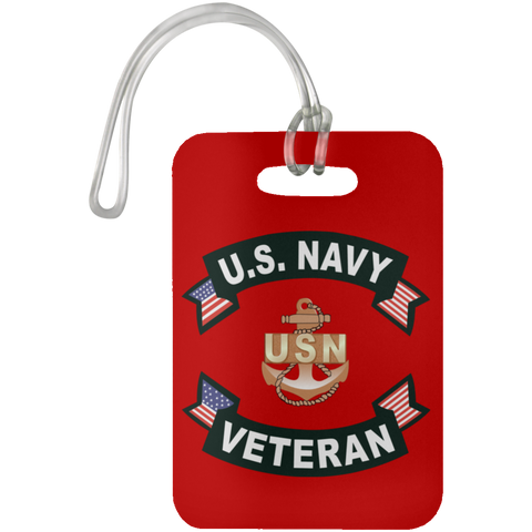 Navy Veteran Luggage Bag Tag