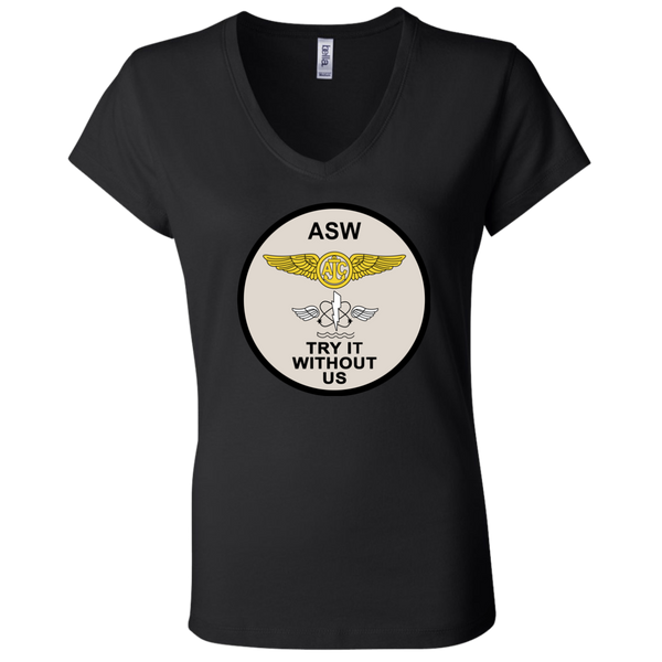 ASW 01 Ladies' Jersey V-Neck T-Shirt