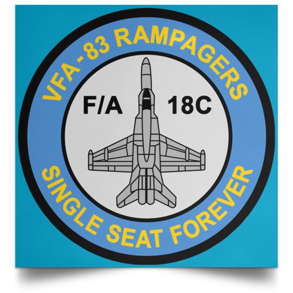 VFA 83 3 Poster - Square