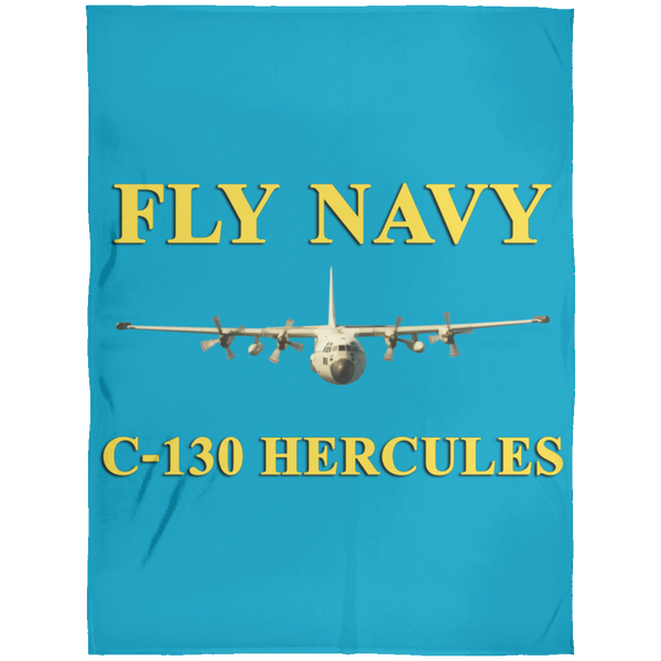 Fly Navy C-130 3 Blanket - Arctic Fleece Blanket 60x80