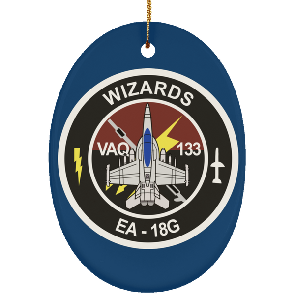 VAQ 133 6 Ornament Ceramic - Oval