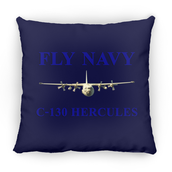 Fly Navy C-130 1 Pillow - Square - 16x16