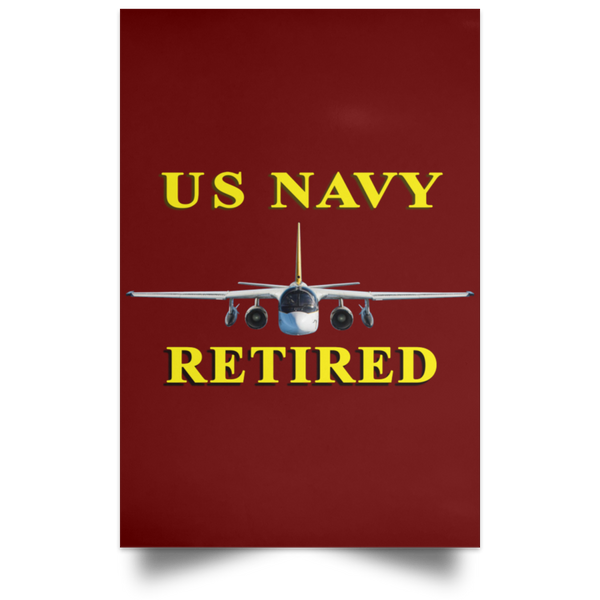 Navy Retired 2 Poster - Portrait