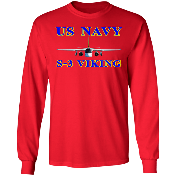 US Navy S-3 1 LS Ultra Cotton T-Shirt