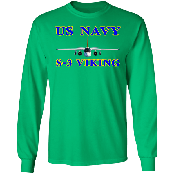 US Navy S-3 1 LS Ultra Cotton T-Shirt