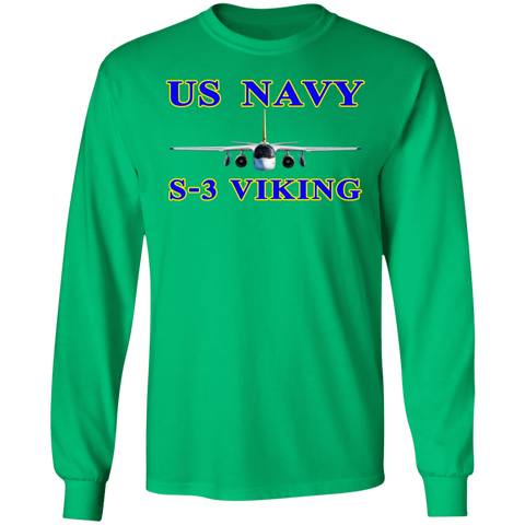 US Navy S-3 1 LS Ultra Cotton T-Shirt