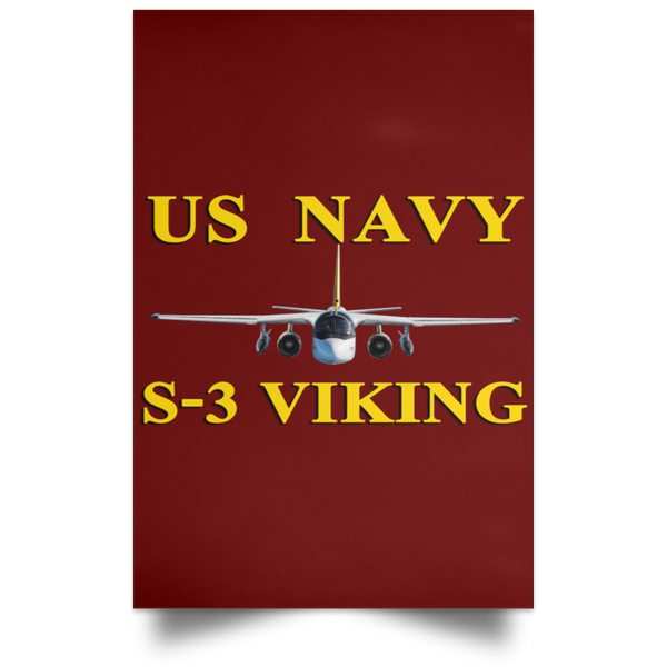 US Navy S-3 3 Poster - Portrait