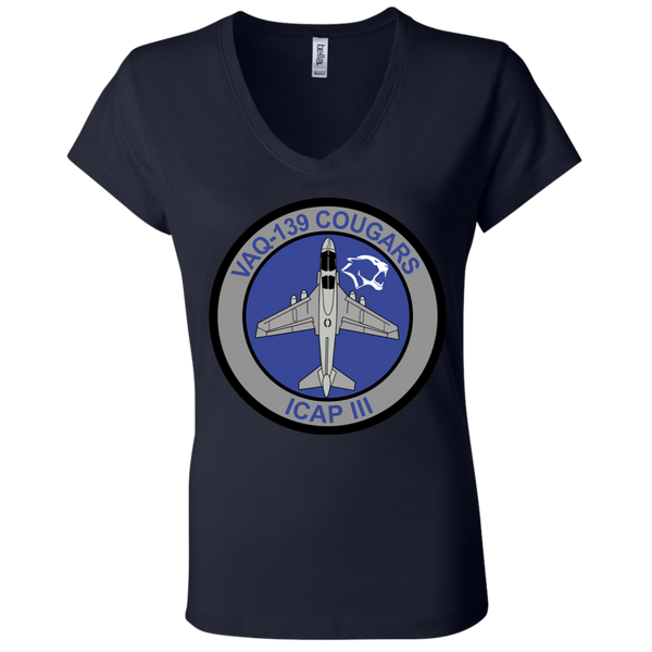 VAQ 139 9 Ladies Jersey V-Neck T-Shirt