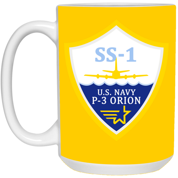 P-3 Orion 3 SS-1 White Mug - 15oz