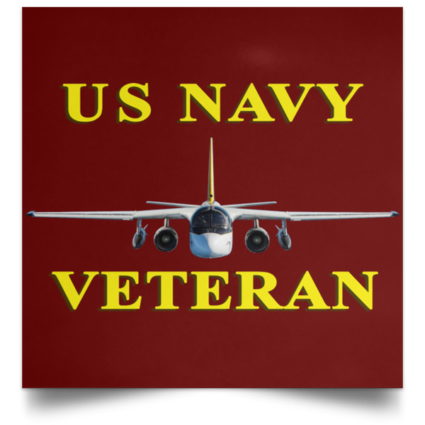 Navy Vet 3 Poster - Square