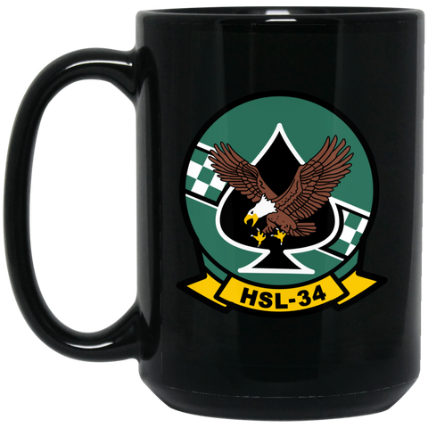 HSL 34 1 Black Mug - 15oz