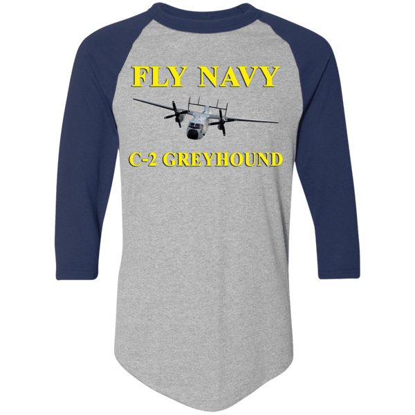 Fly Navy C-2 3 Colorblock Raglan Jersey