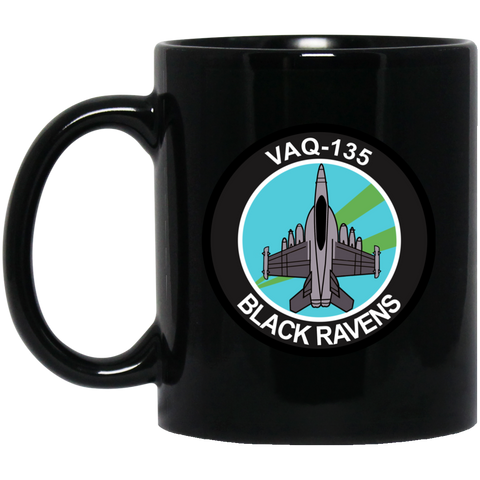 VAQ 135 5 Black Mug - 11oz