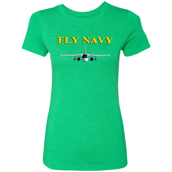 Fly Navy S-3 4 Ladies' Triblend T-Shirt